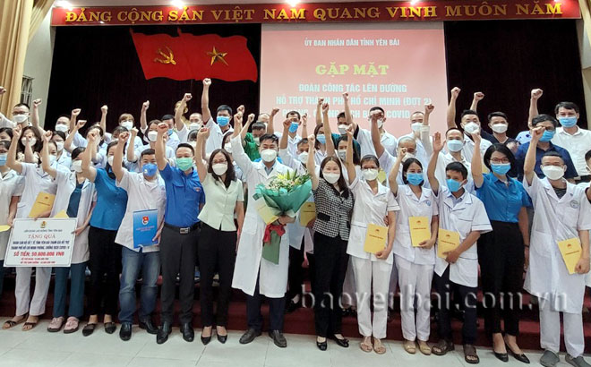 Yên Bái: 40 thầy thuốc lên đường hỗ trợ thành phố Hồ Chí Minh chống dịch Covid-19 đợt 2