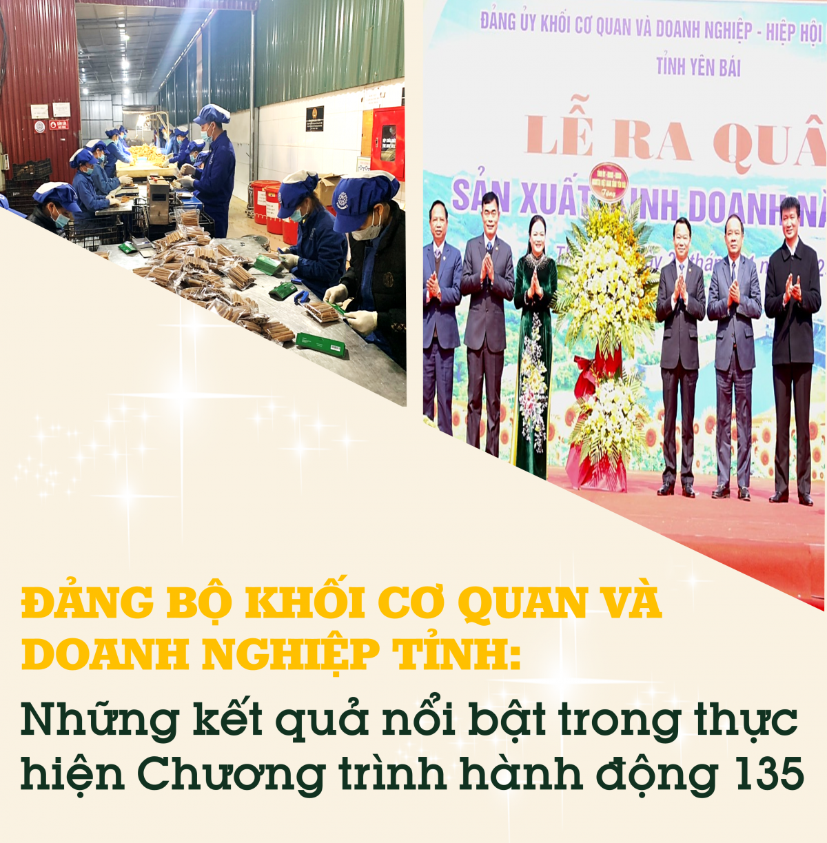 Đảng bộ Khối cơ quan và doanh nghiệp tỉnh: Những kết quả nổi bật trong thực hiện Chương trình hành động 135