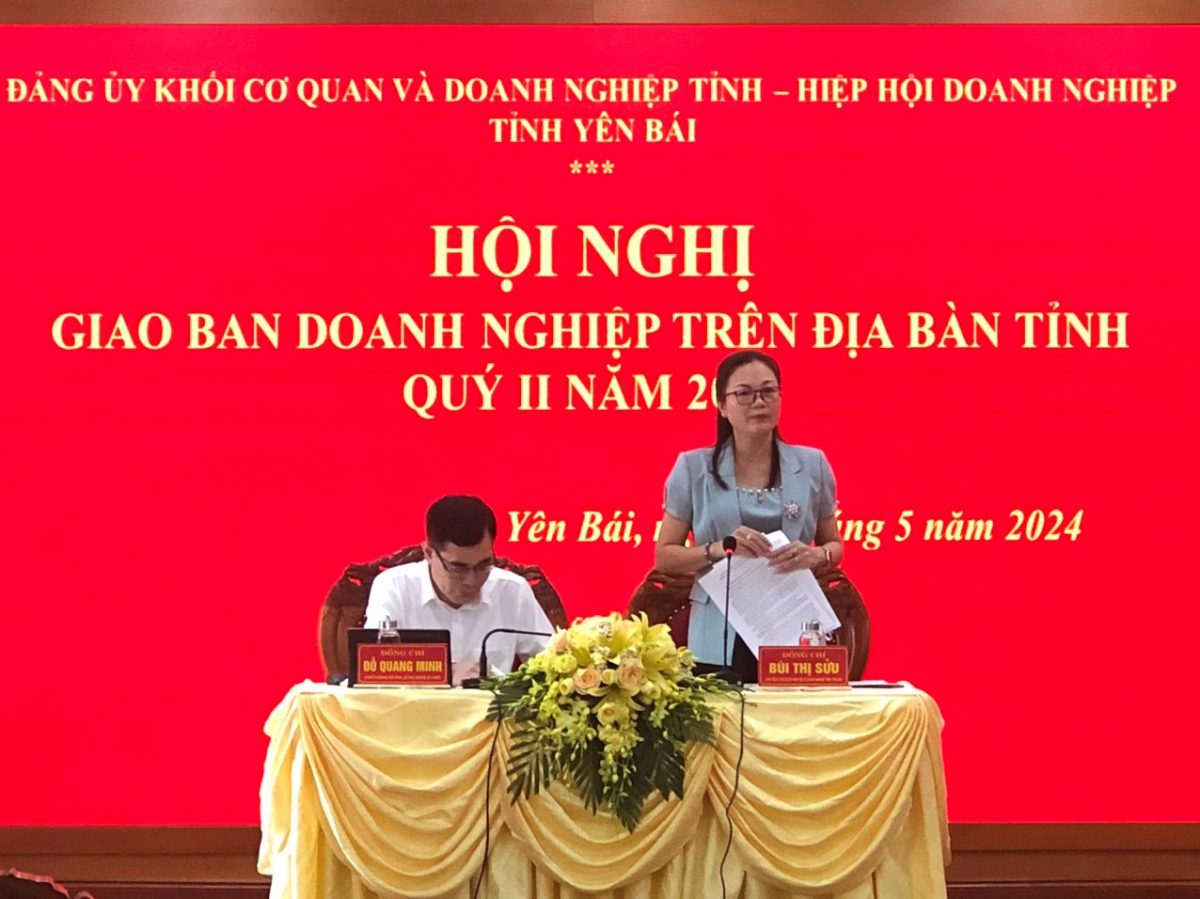 Đảng uỷ Khối tổ chức hội nghị giao ban các doanh nghiệp trên địa bàn tỉnh quý II năm 2024