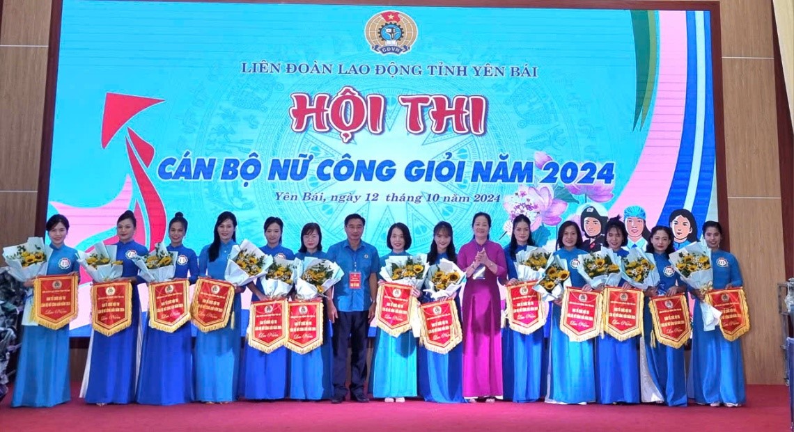 Công đoàn Viên chức tỉnh Yên Bái đoạt giải Nhì Hội thi “Cán bộ nữ công giỏi năm 2024”